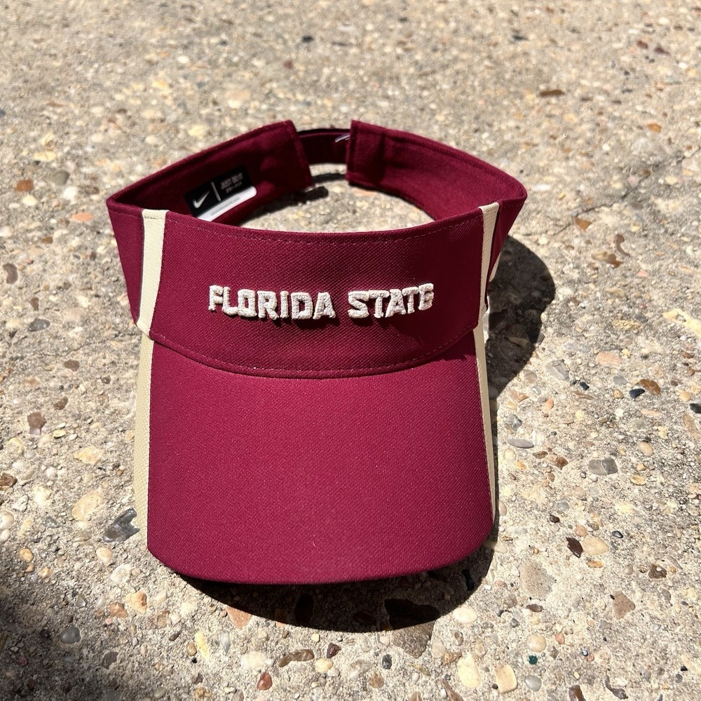 Nike Dri Fit Hat Visor Just Do It Florida State Seminoles Maroon